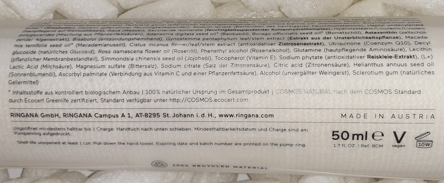 RINGANA-FRESH-cream-rich-Ecozert
