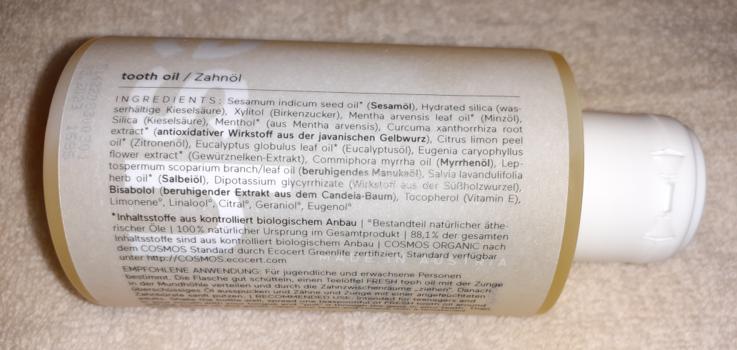 RINGANA-FRESH-tooth-oil-Inhalt