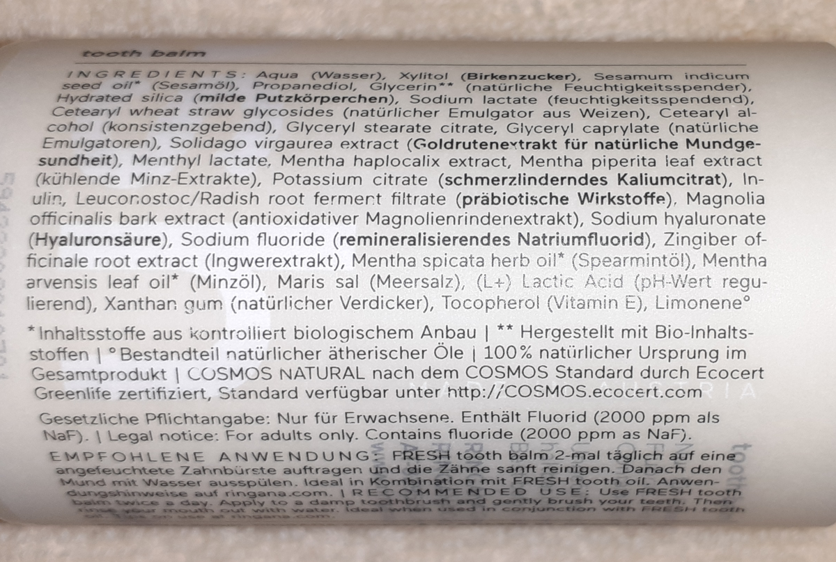 RINGANA-FRESH-tooth-palm-ecocert