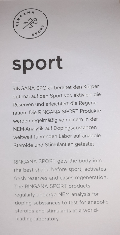 RINGANA-Sport-Produkte