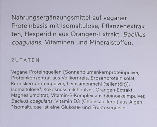 RINGANA-Sport-Protein-Zutaten